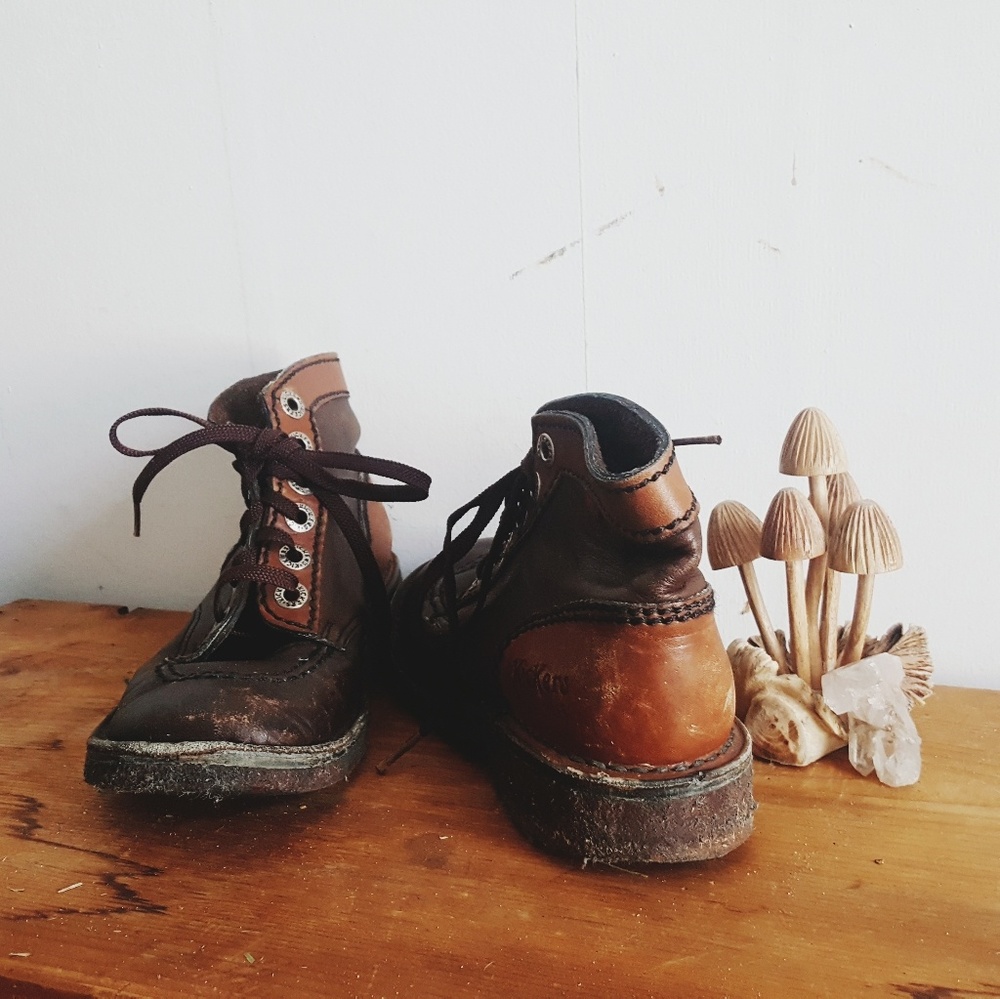 Women's Kickers Leather Boots 37